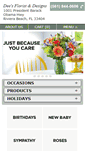 Mobile Screenshot of deesflorist.net